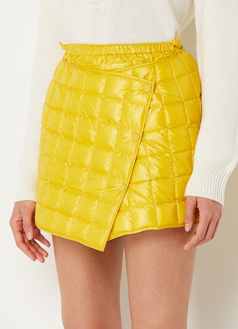 Moncler  Minirok met donsvulling en quiltpatroon