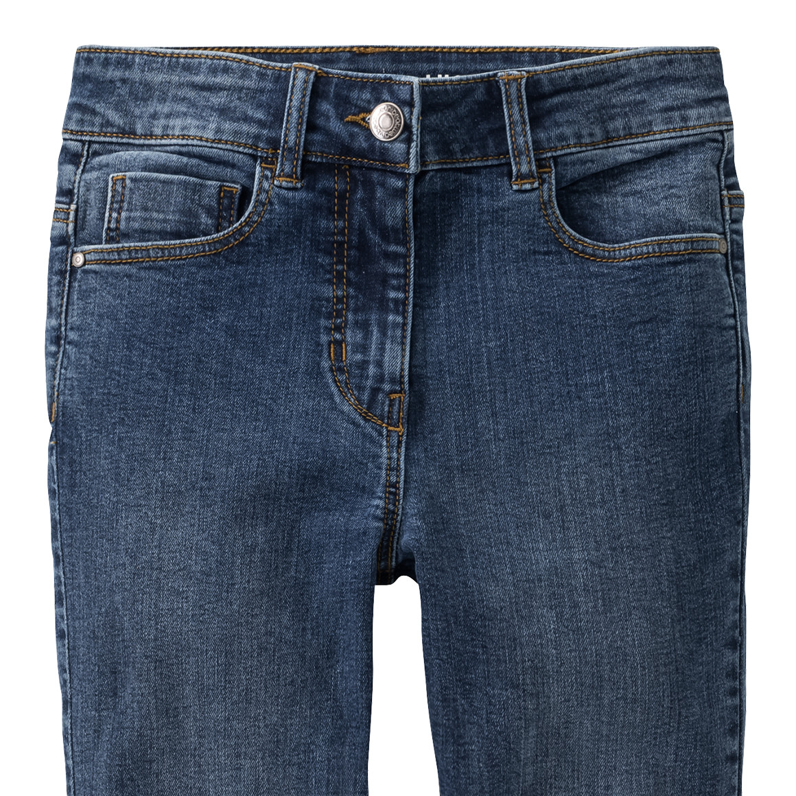 Mädchen Slim-Jeans mit High Waist