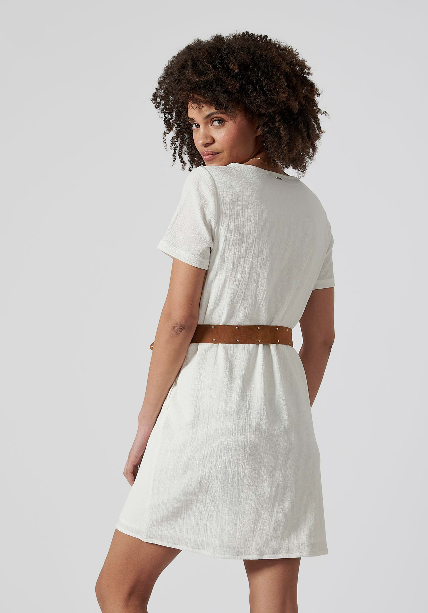 CLEO   Robe écru Femme