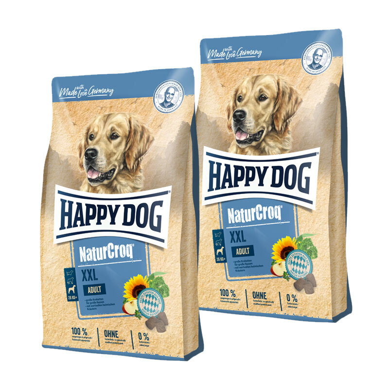 HAPPY DOG Hundetrockenfutter HAPPY DOG NaturCroq XXL 2x15 kg
