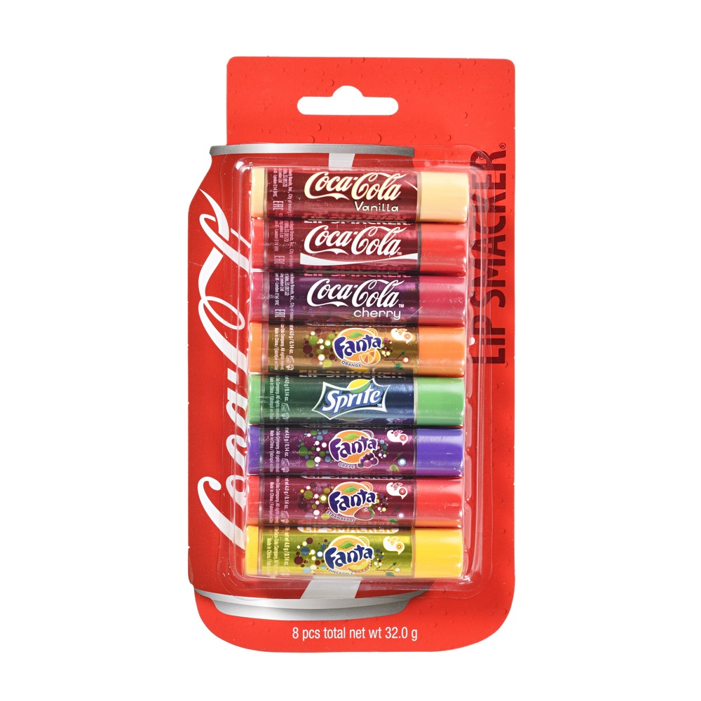 lip smacker Coca Cola Party Pack 8 pcs Baume à lèvres
