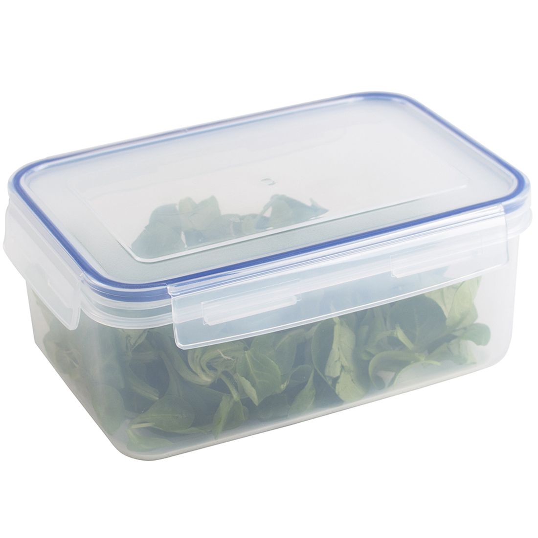 Sunware Basic 2 Liter transparente Frischhaltebox mit Clips