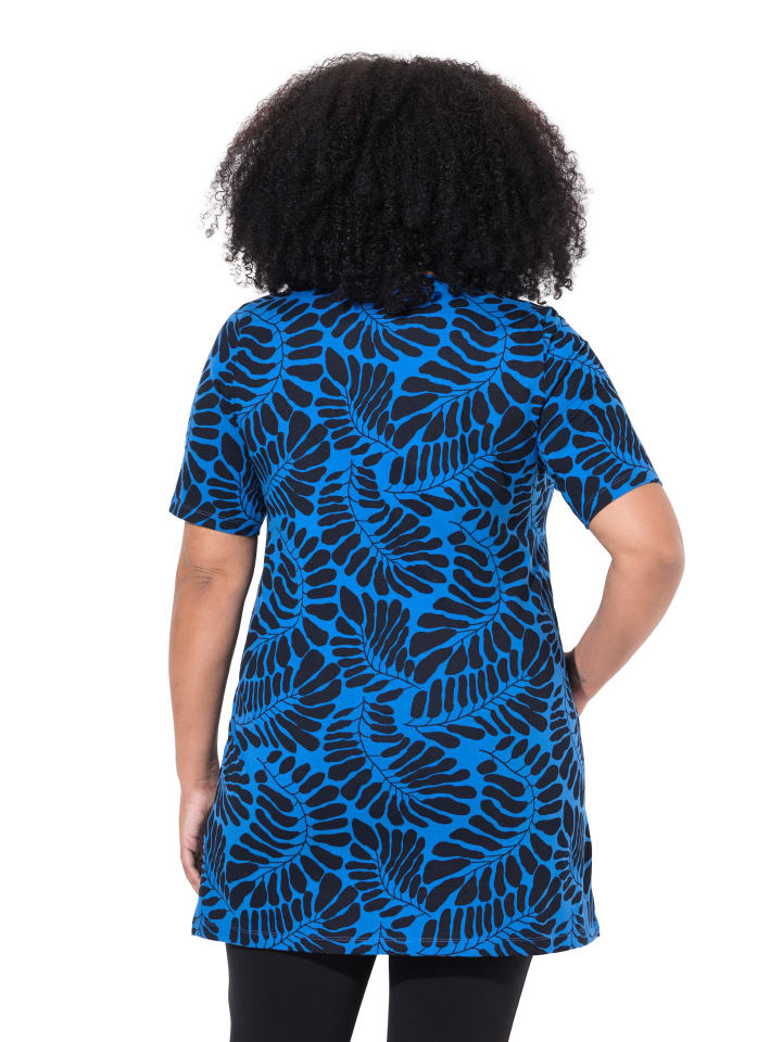 Ulla Popken Longshirt in pfauenblau günstig kaufen
