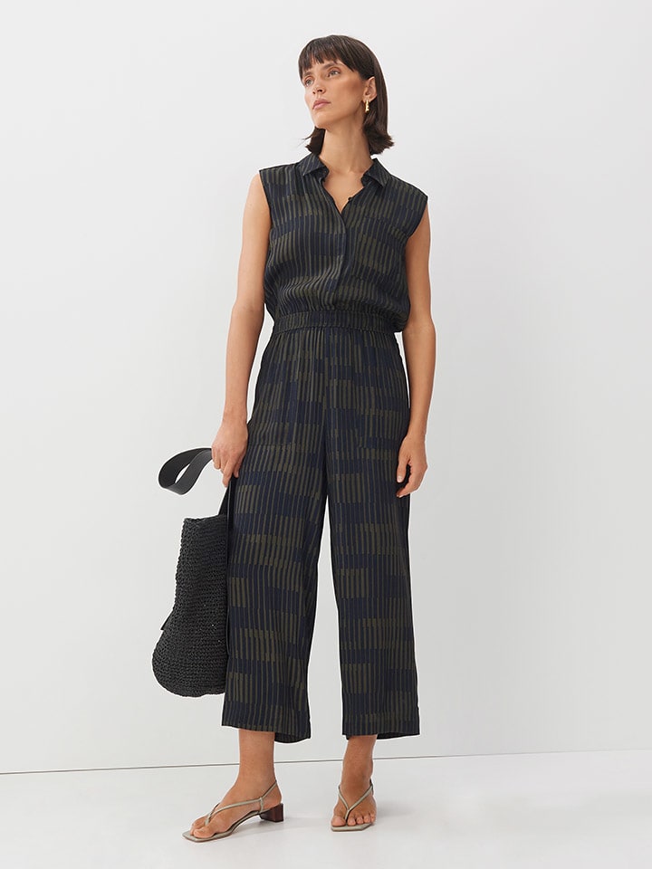 Someday Jumpsuit in Dunkelblau/ Khaki günstig kaufen