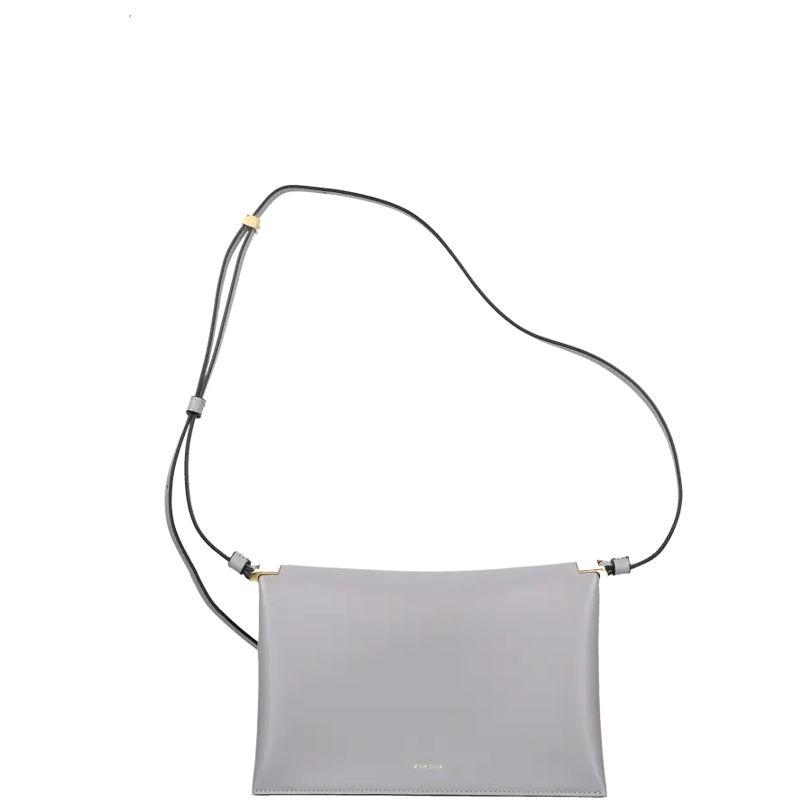 Wandler - Handtasche UMA BAGUETTE Kalbsleder - grau