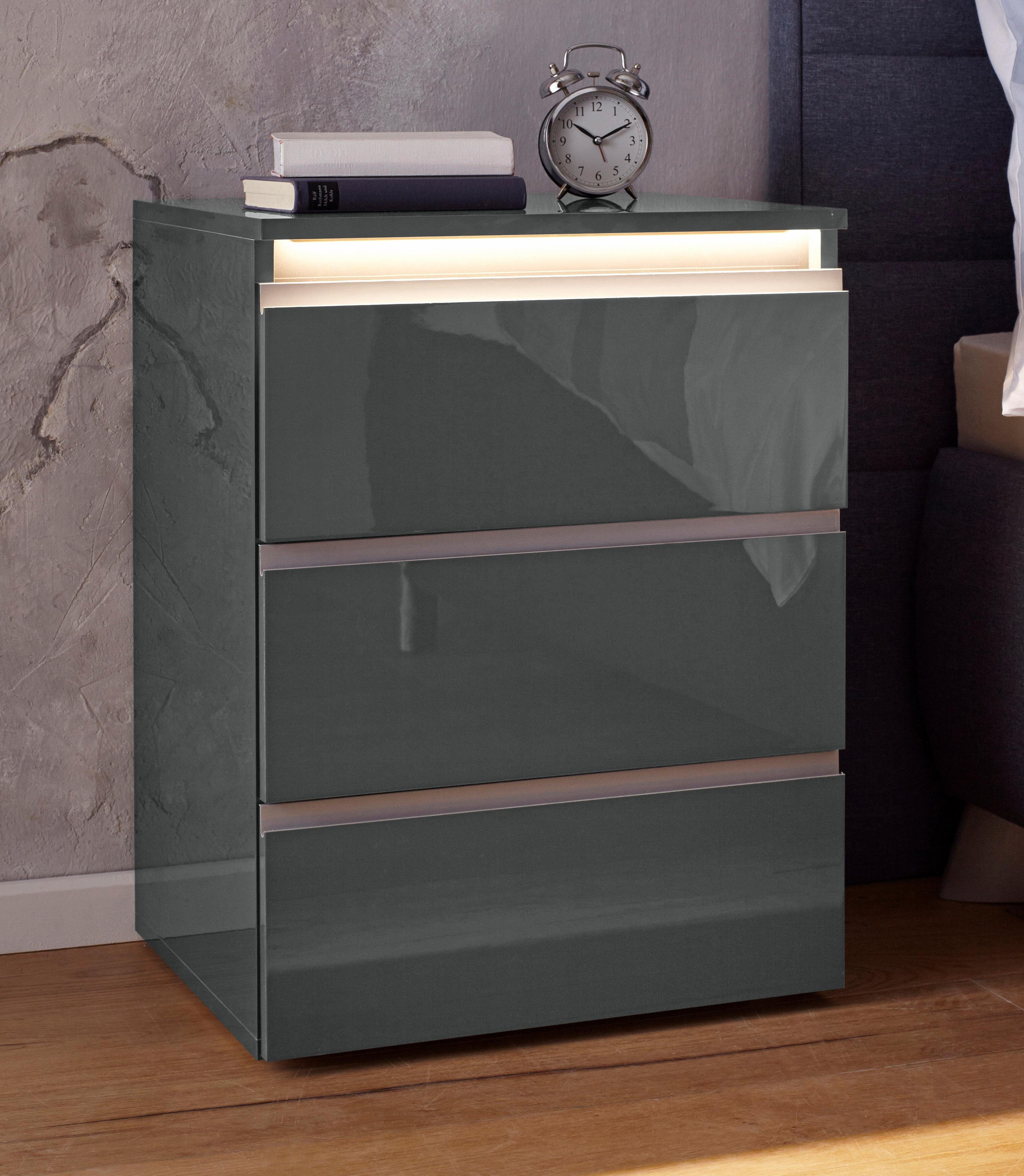 Tecnos Nachtkommode Mailand, Höhe 66 cm