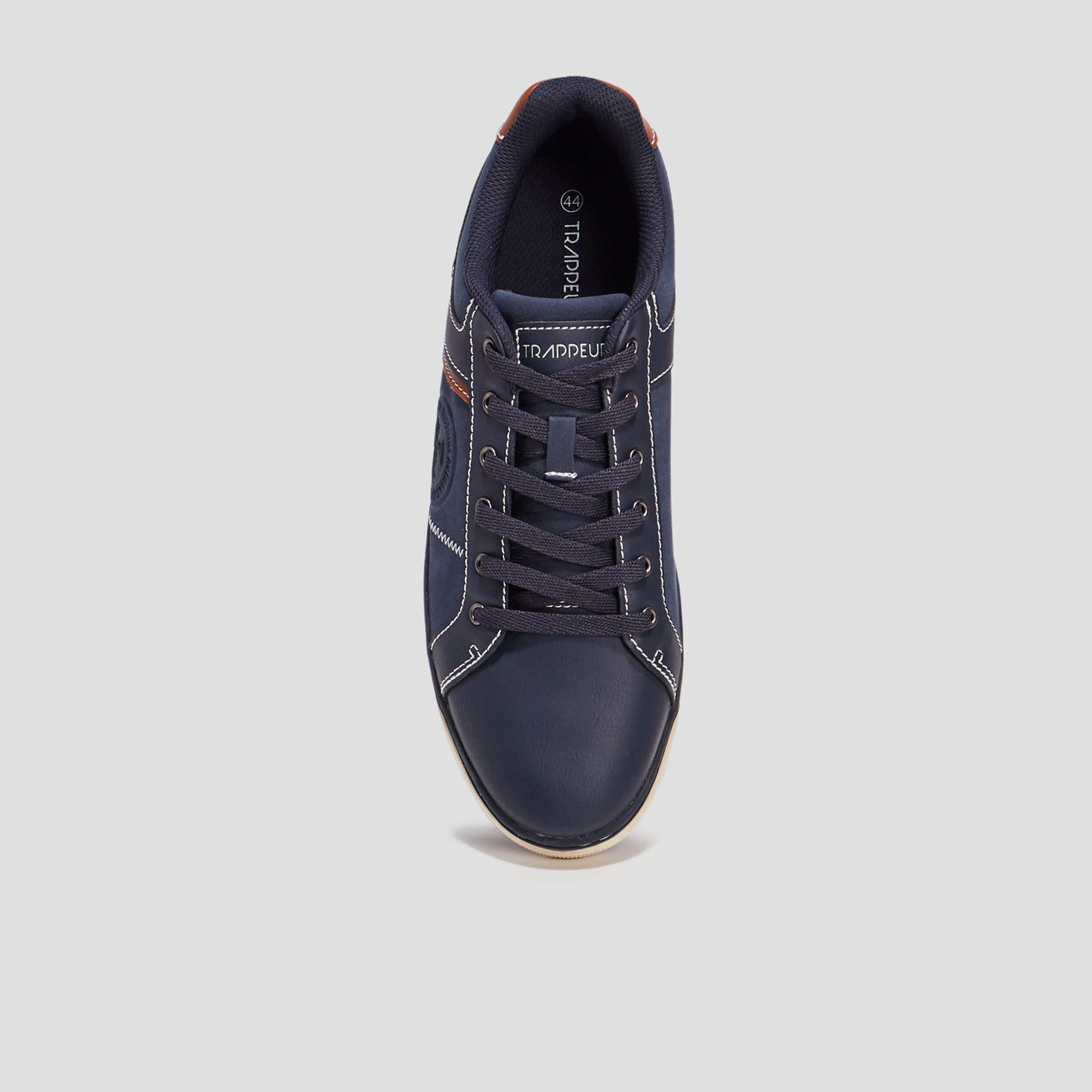 Tennis à lacets Trappeur bleu marine homme | La Halle