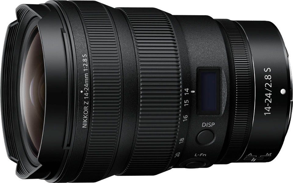 Nikon NIKKOR Z 14-24 mm 1:2.8 S Objektiv, (INKL. HB96, HB97, CL-C2)