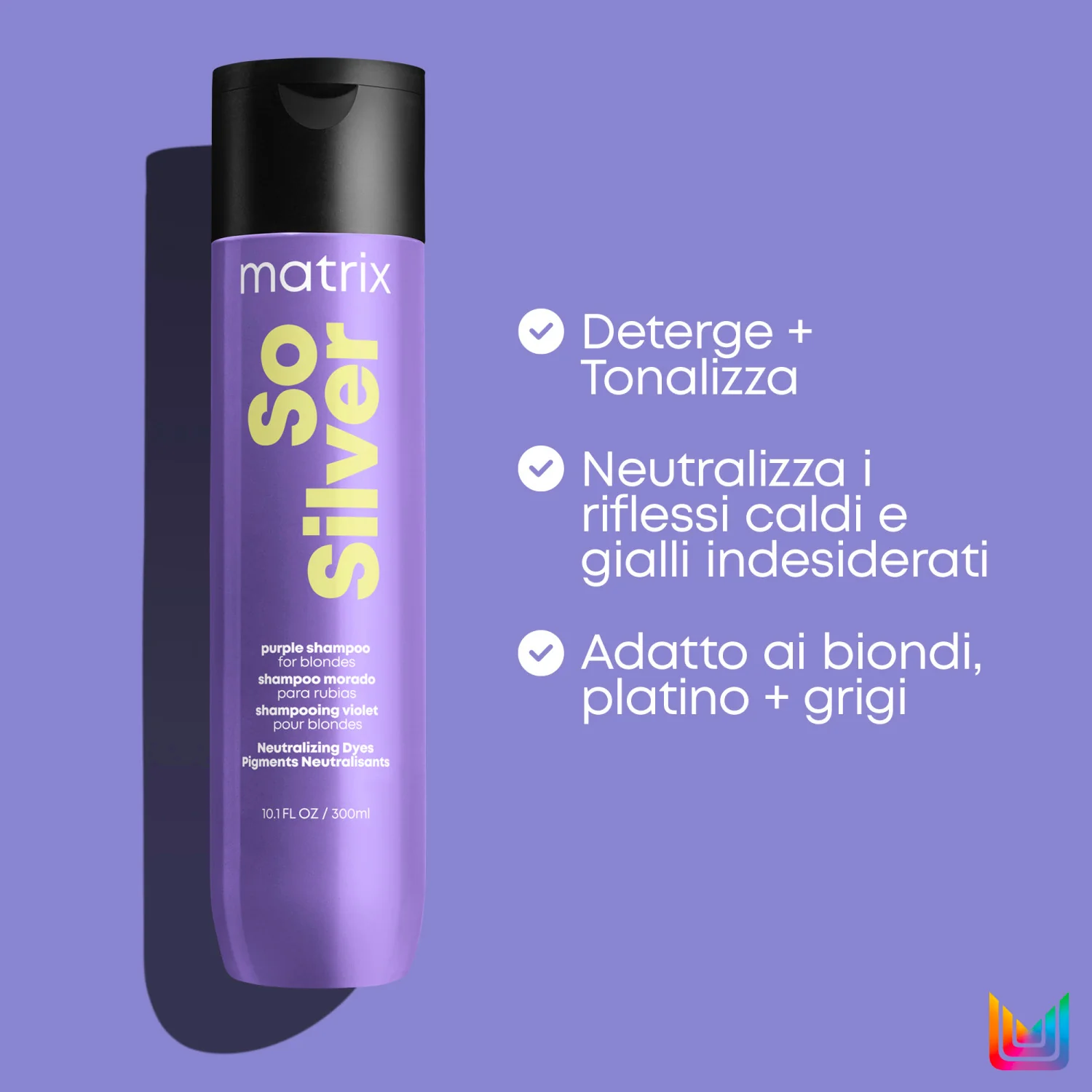 Total Results So Silver Purple Shampoo - Shampoo para Proteção da Cor