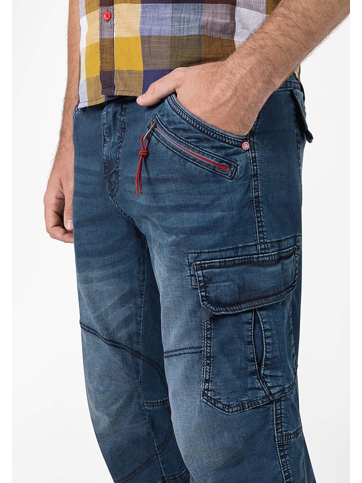 Timezone Jeans-Caprihose in Dunkelblau günstig kaufen