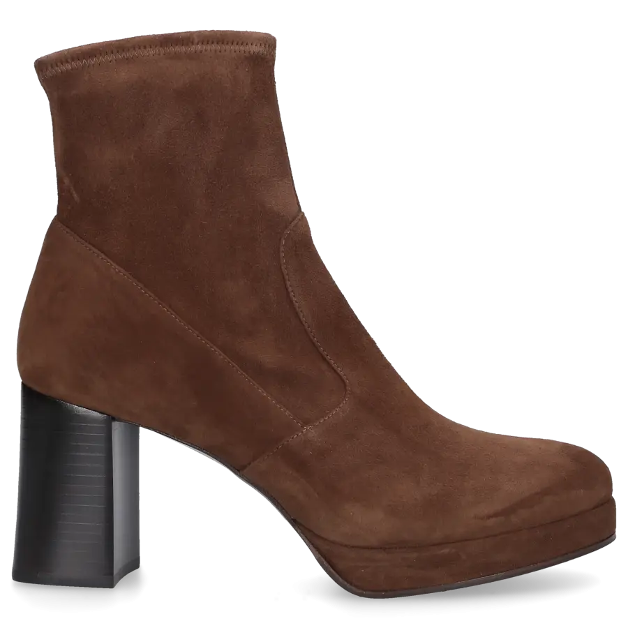 Truman's - Plateaustiefeletten 8242 Veloursleder - braun