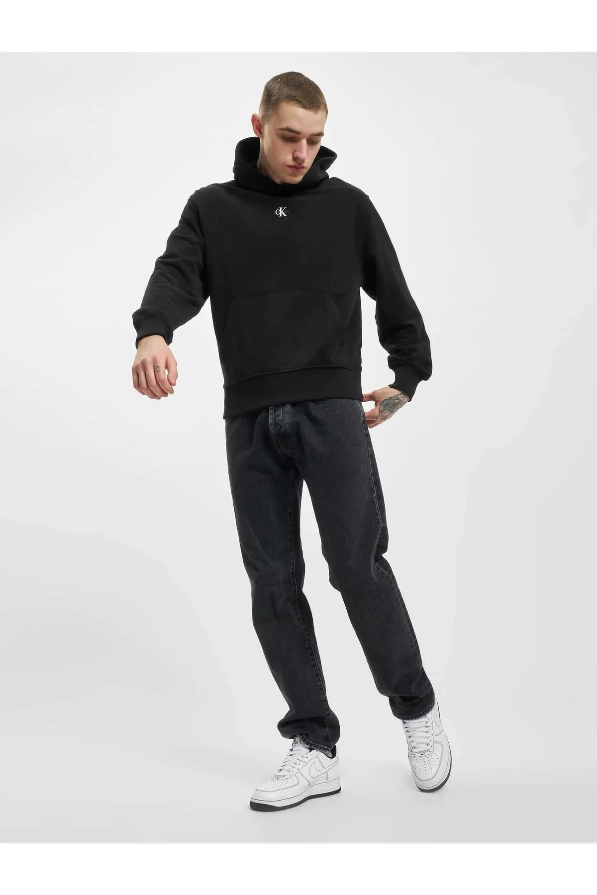 Calvin Klein  Unisex Calvin Klein Jeans Mikro Monologo Hoodie