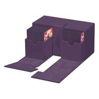 Ultimate Guard Twin Flip`n`Tray 200+ XenoSkin Monocolor - Violett
