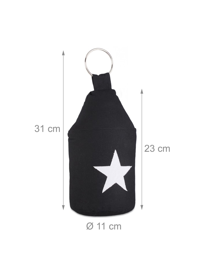 relaxdays 2x Türstopper in Schwarz günstig kaufen onesize