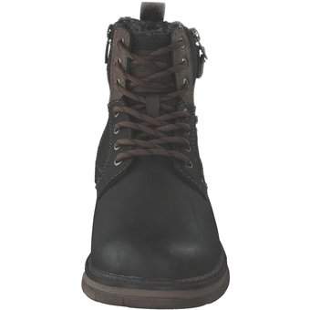 Softrelax Schnür Boots in schwarz