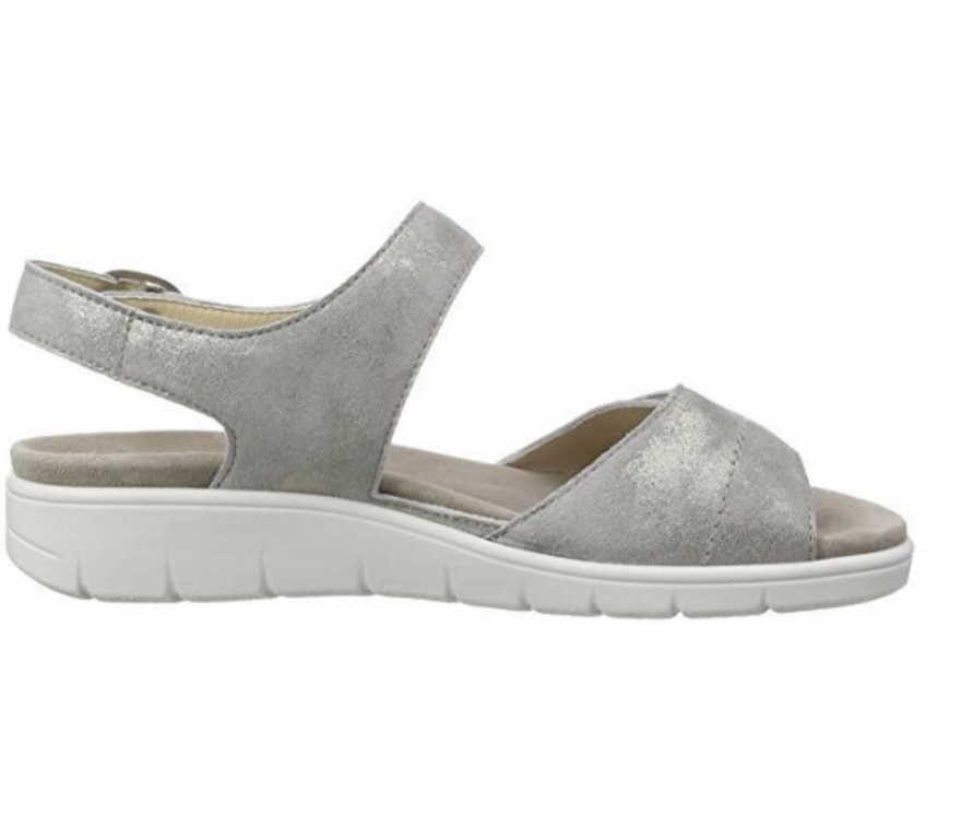 SEMLER Komfort Sandalen silber D4045