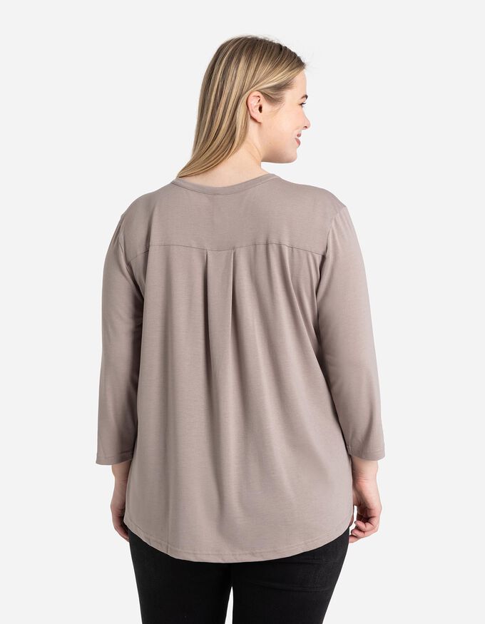 Langarmshirt - Viskose-Anteil
