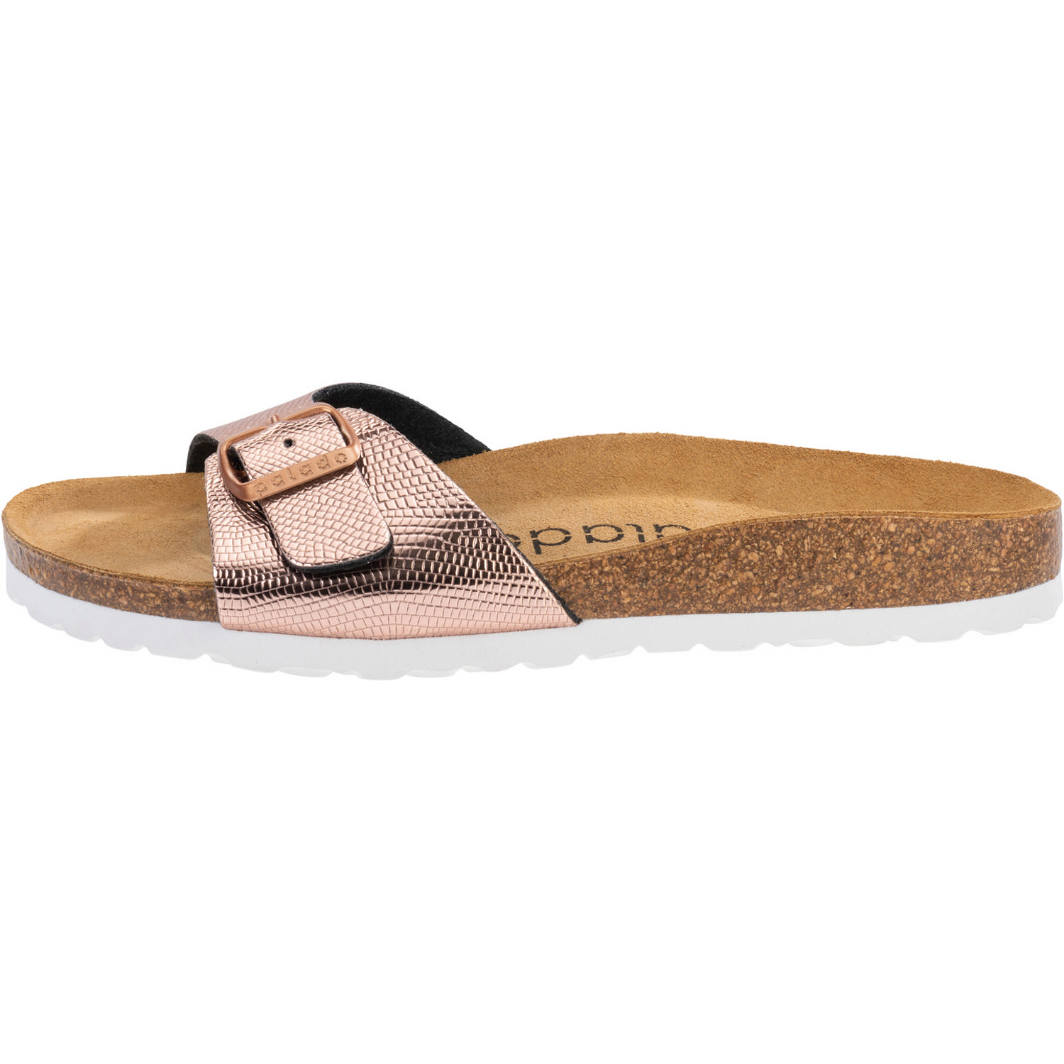 Palado Malta Coralino, Pantoletten, Damen, Metallic Snake Rose