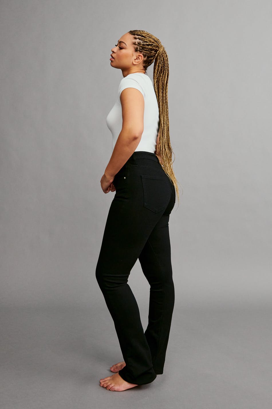 Slim bootcut jeans