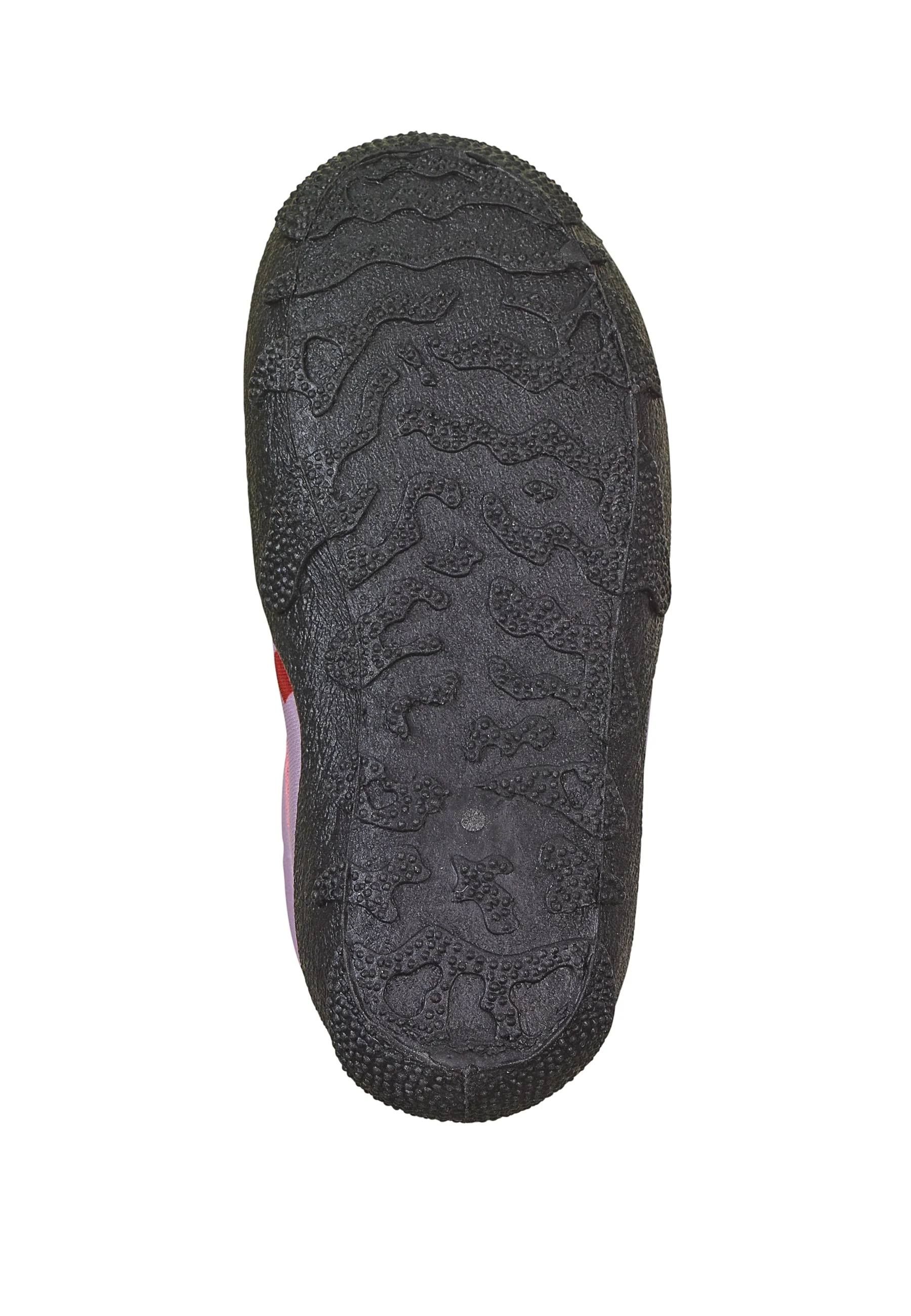 Aqua-Schuh Kinder Lila mit allover Herzen Print