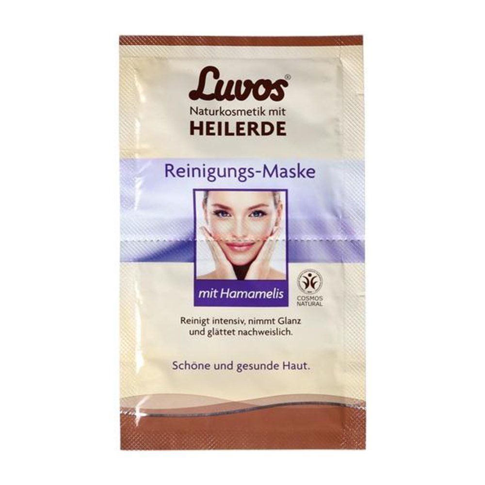 Heilerde-Gesellschaft Luvos Just GmbH & Co. KG Gesichtsmaske LUVOS Heilerde Reinigungs-Maske Naturkosmetik, 15 ml, reinigt intensiv, nimmt Glanz und glättet nachweislich