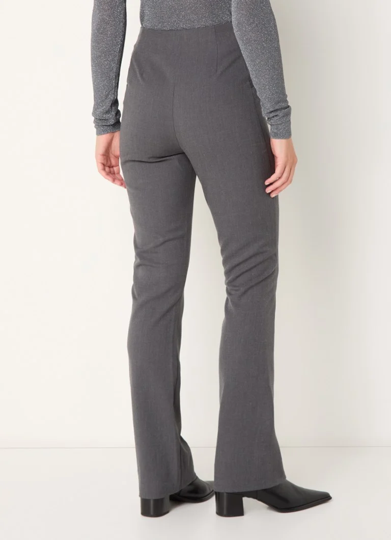 Pantaloni JOSH V Xante cu talie înaltă, elastici, tip bootcut