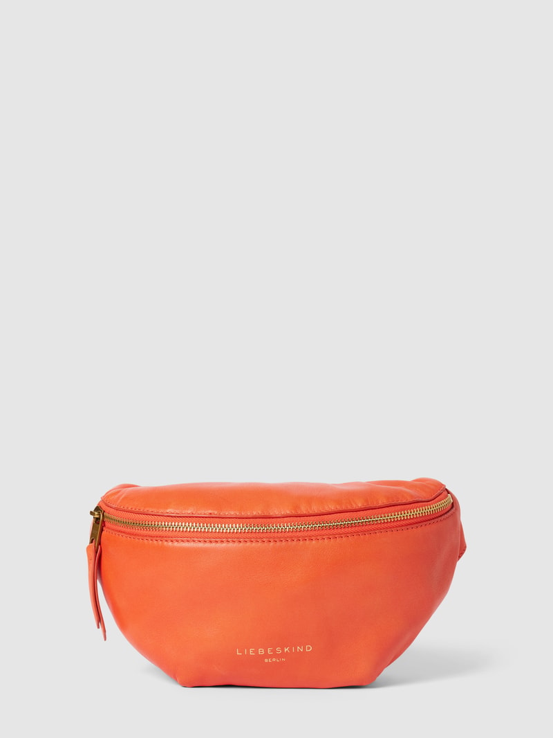 Crossbody Bag aus Leder Modell 'Tavia' in hellrot