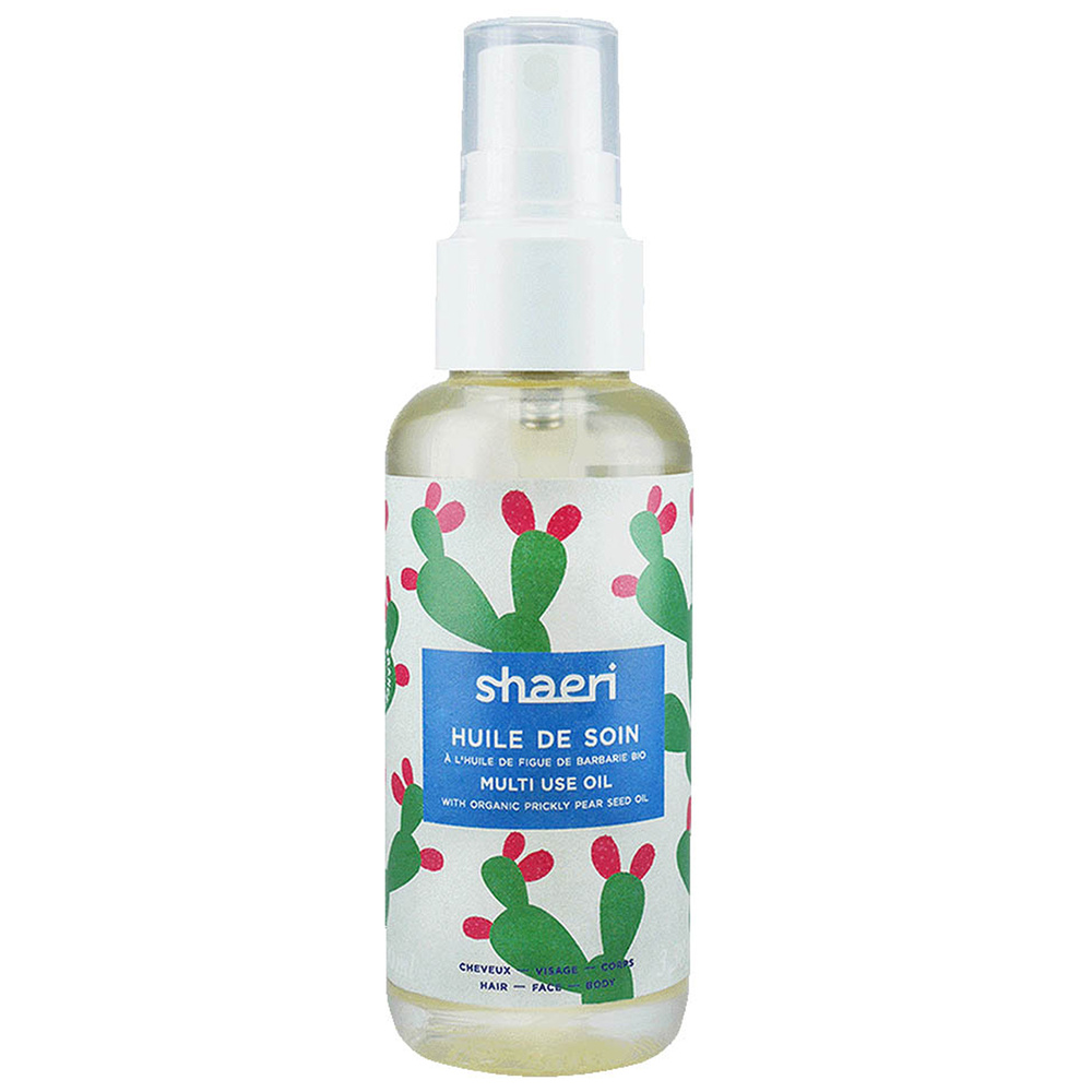 Shaeri Huile de soin muli-usages Soin complet cheveux-visage-corps