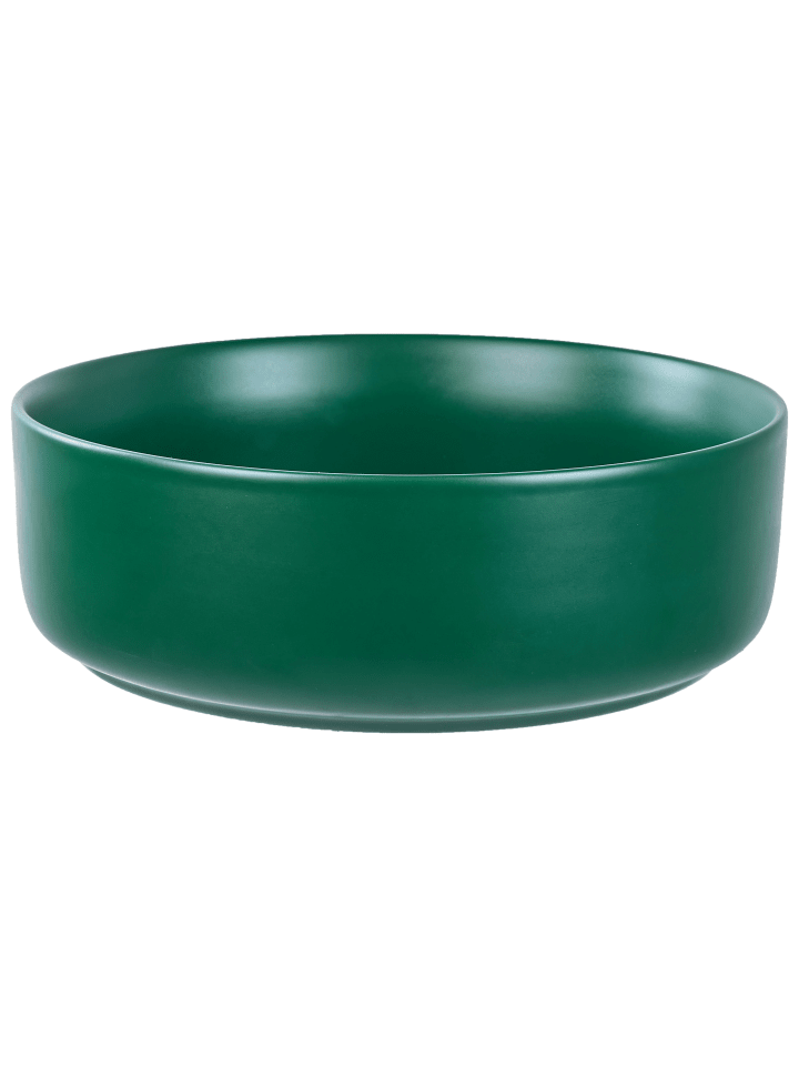 Beliani Waschbecken GUDAR in Grün - (W) 37 x (H) 12 x (L) 37 cm günstig kaufen onesize