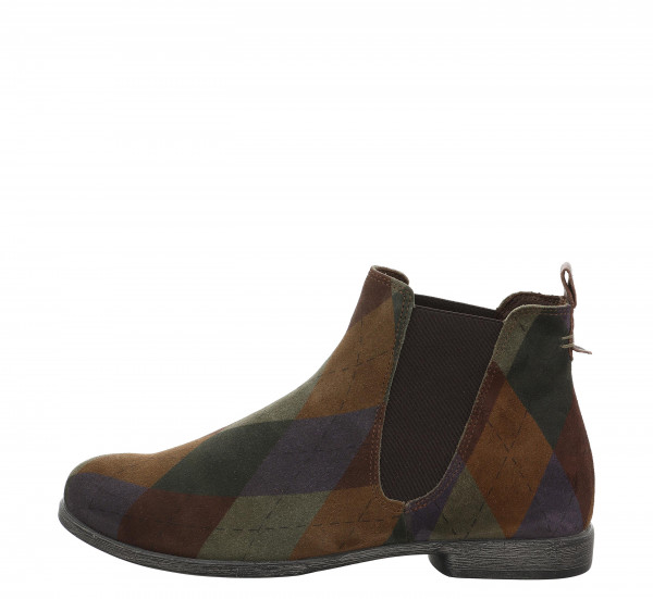 AGRAT Chelsea Boots - Olive/Kombi