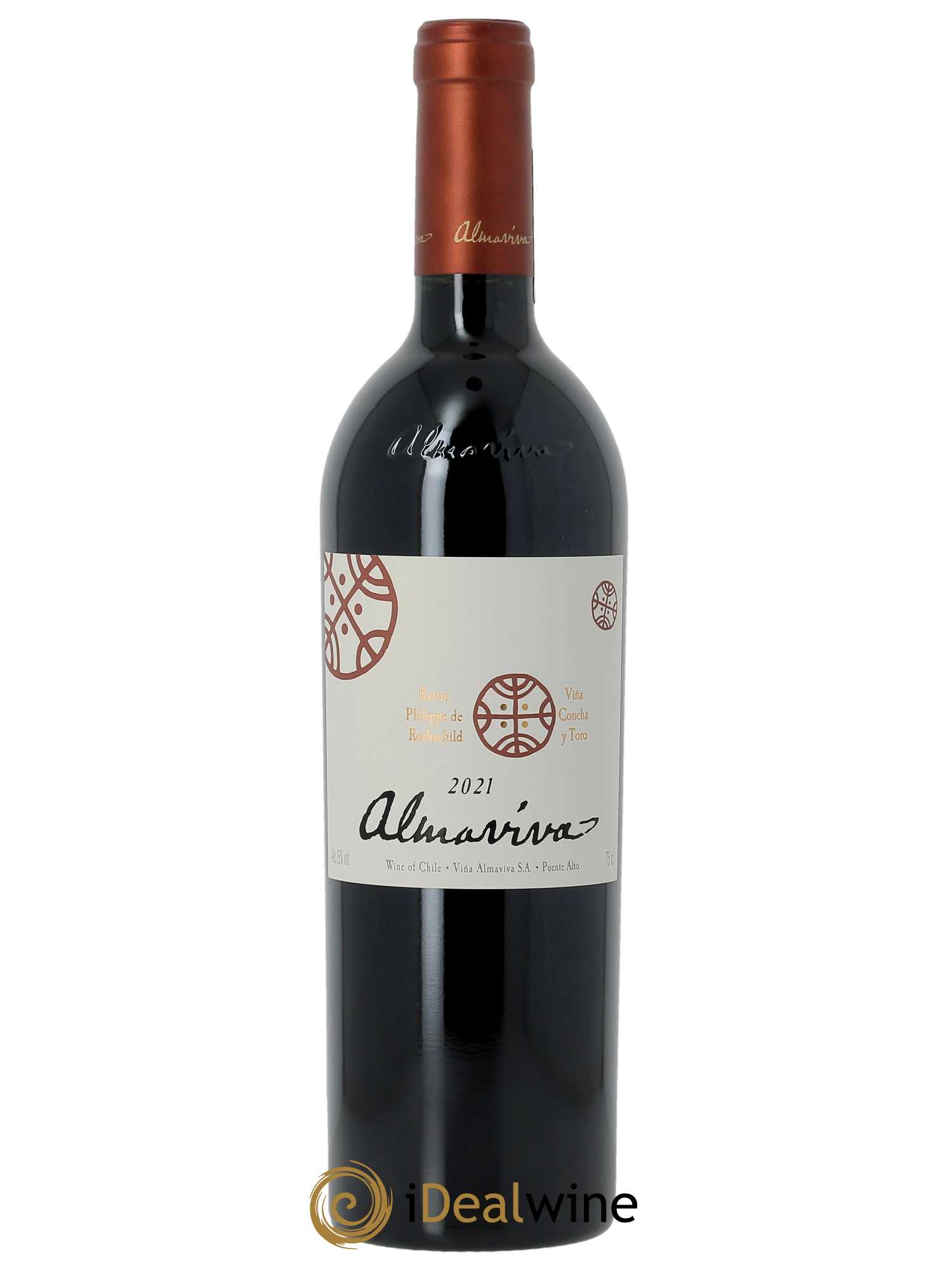 Chili Almaviva Baron P. de Rothschild Concha y Toro  2021 - Lot de 1 Bouteille