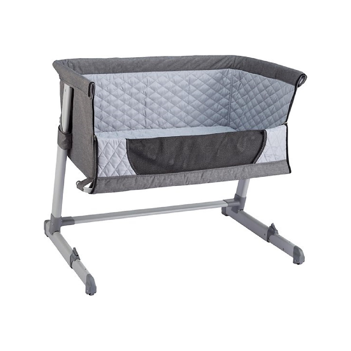 Beistellbett  Co Sleeper - Beistellbett Wiege Baby Bett  grau