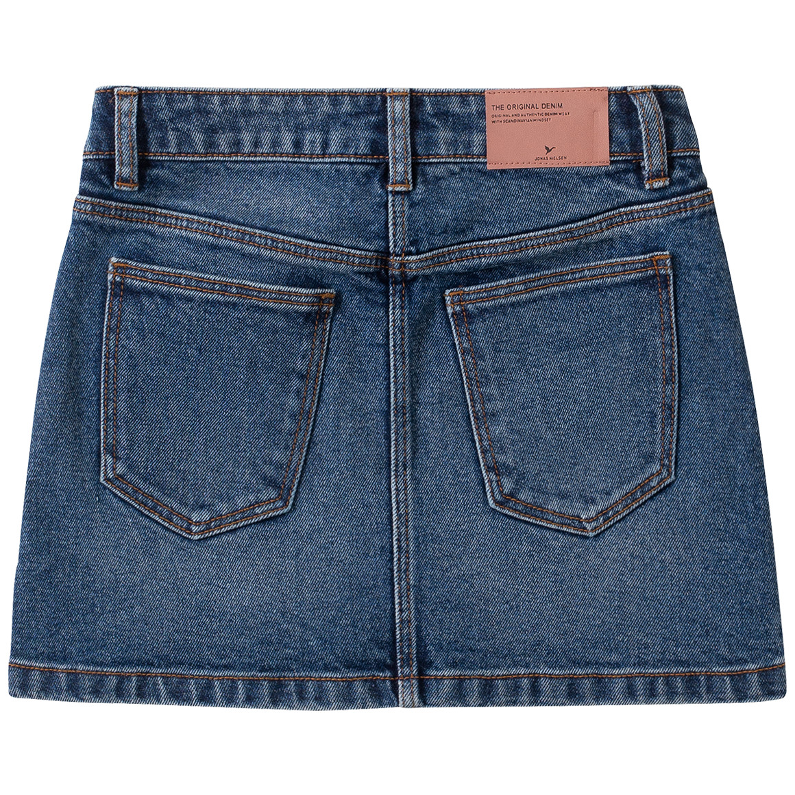 Mädchen Jeansrock mit Used-Waschung