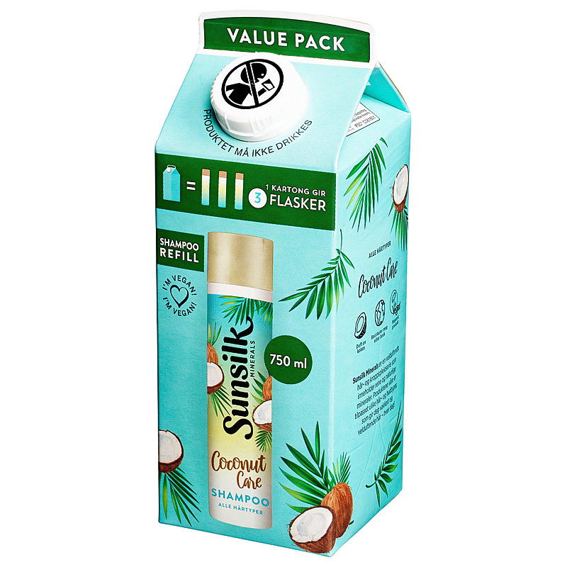 Sunsilk Shampoo 750 ml refill Coconut care Sunsilk