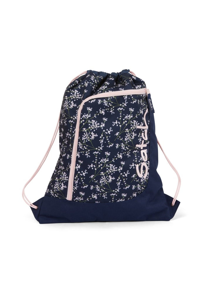 Satch Sportbeutel Bloomy Breeze in Blau/Rosa günstig kaufen onesize