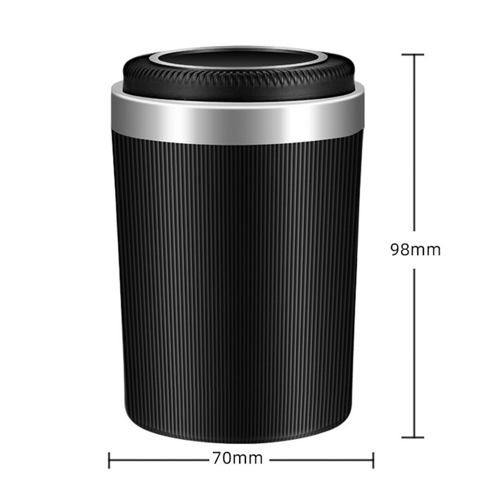Bolwins Aschenbecher D09D KFZ Autoaschenbecher Aschenbecher LED Beleuchtung Gluttöter