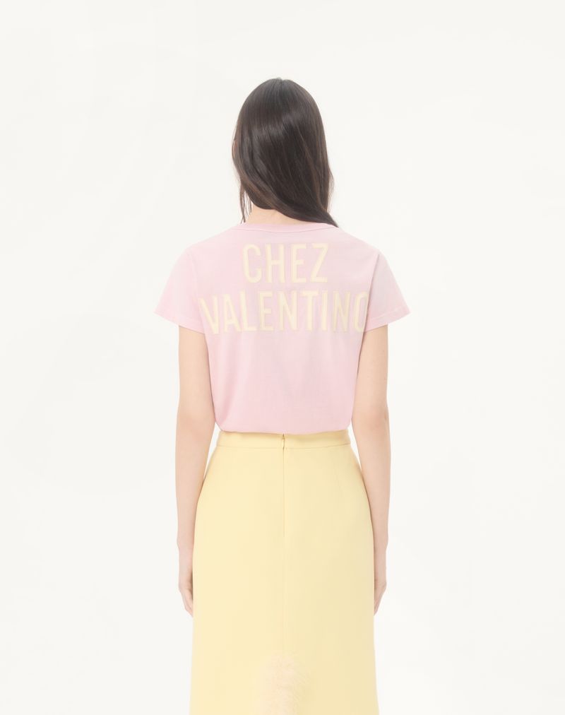 Camiseta de algodão estampada