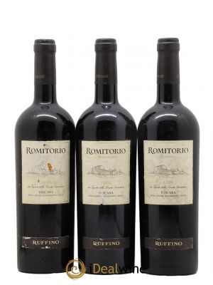 IGT Toscane Romitorio Di Santedame Ruffino 2005 - Lot de 3 Bouteilles