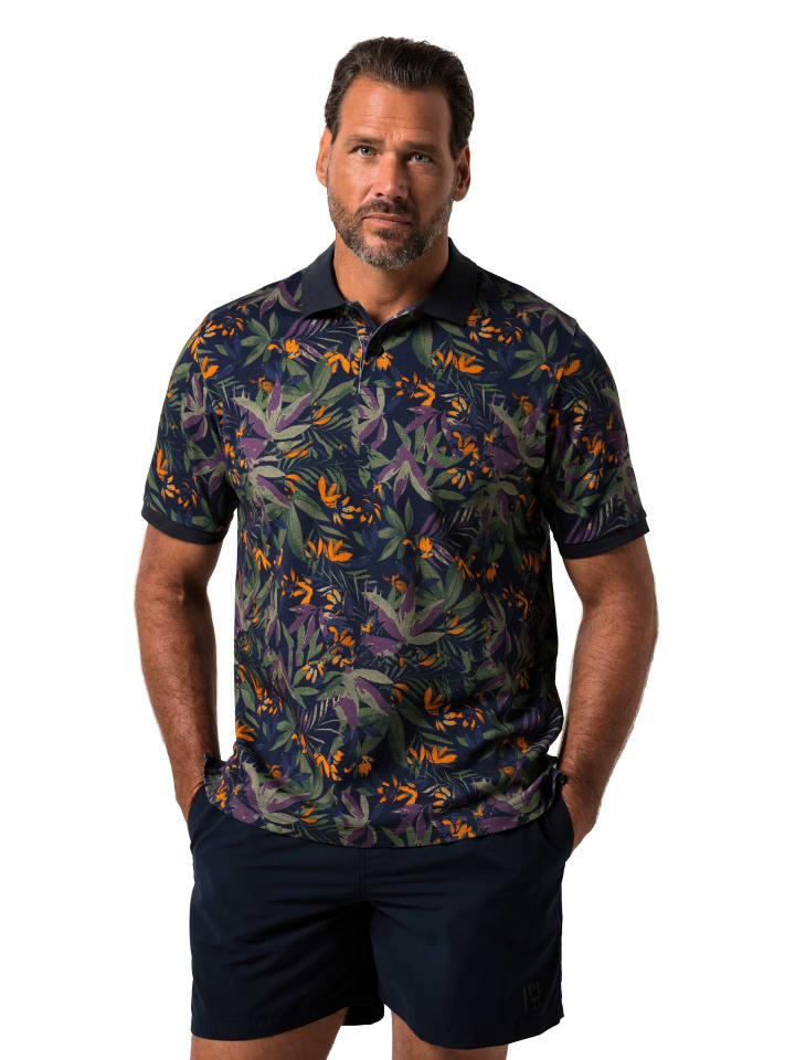 JP1880 Poloshirt in navy blau günstig kaufen