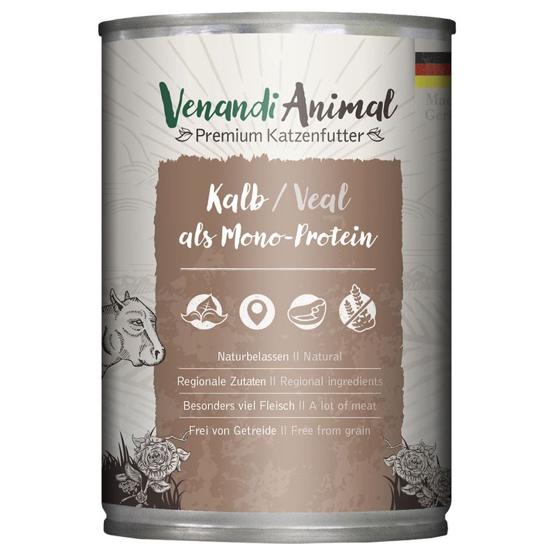 Probierpaket Venandi Animal 6 x 400 g zu TOP-Preisen | bitiba %
