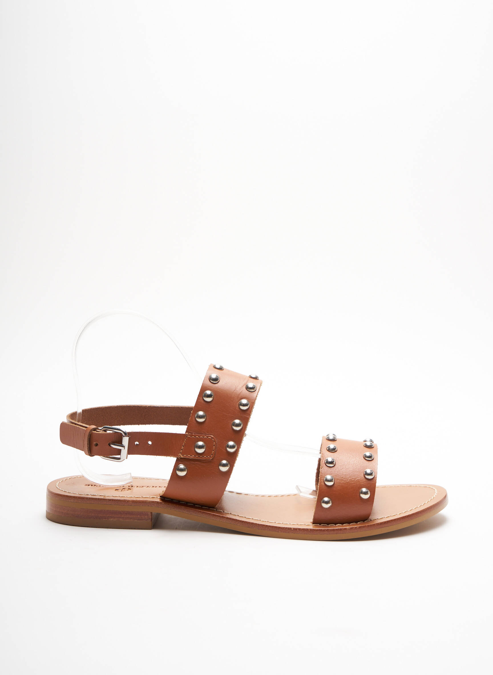Couleur Pourpre Sandales Nu Pieds Femme couleur marron