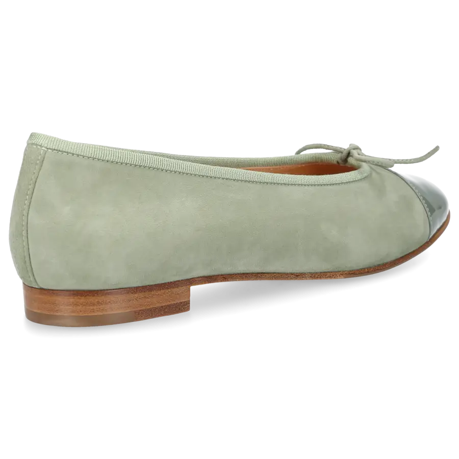 Unützer - Ballerinas 963011 Nubukleder - grün