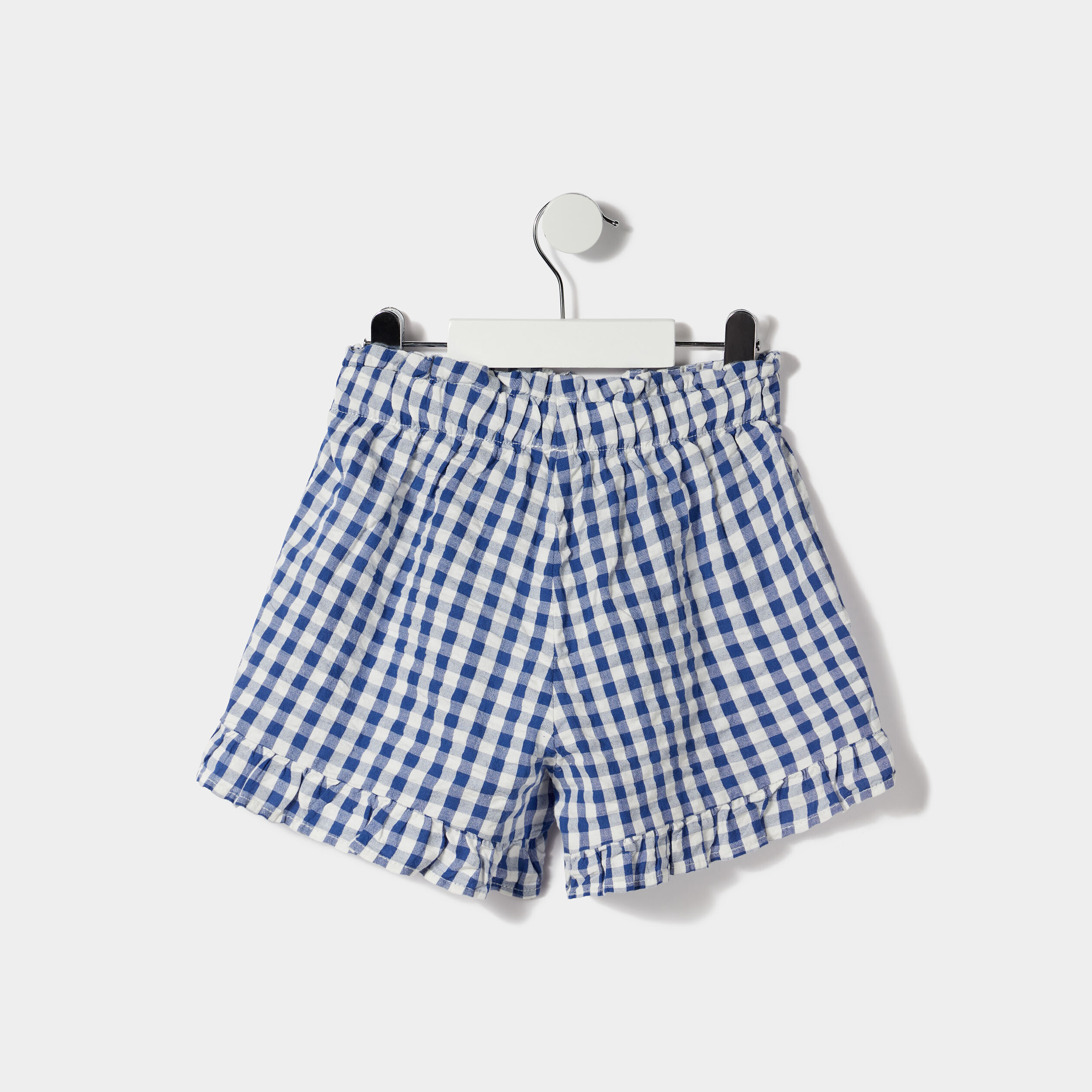 Short ample à volants Creeks bleu fille | La Halle