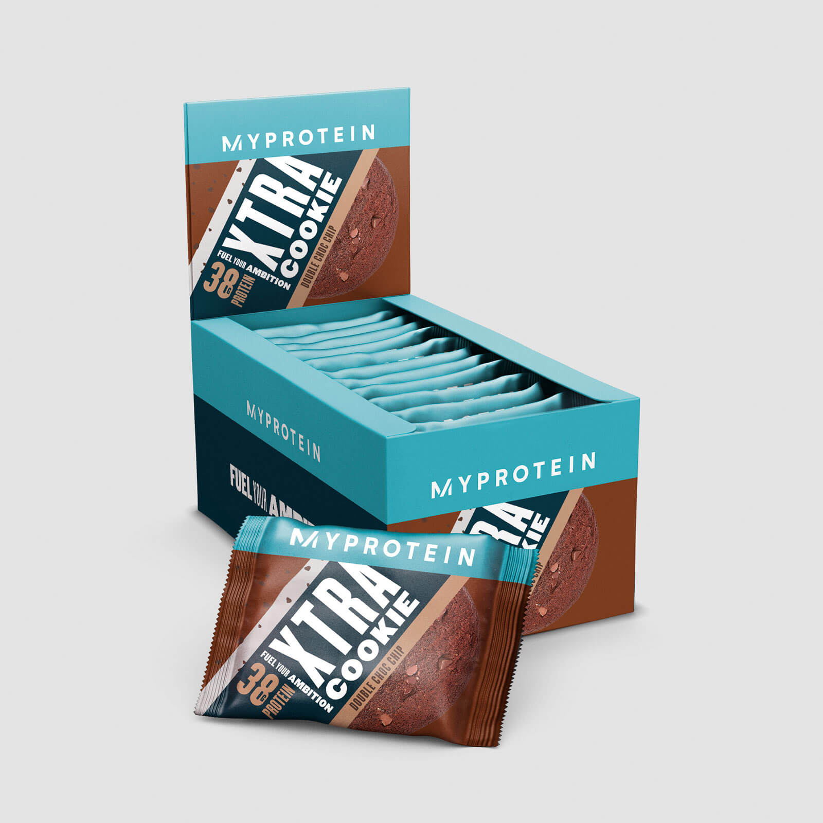 Cookie Protéiné, Double chocolat, Boîte, 12 X 75 g