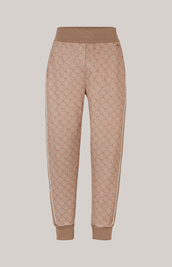 Cornflower-Joggpants Taylan in Beige gemustert