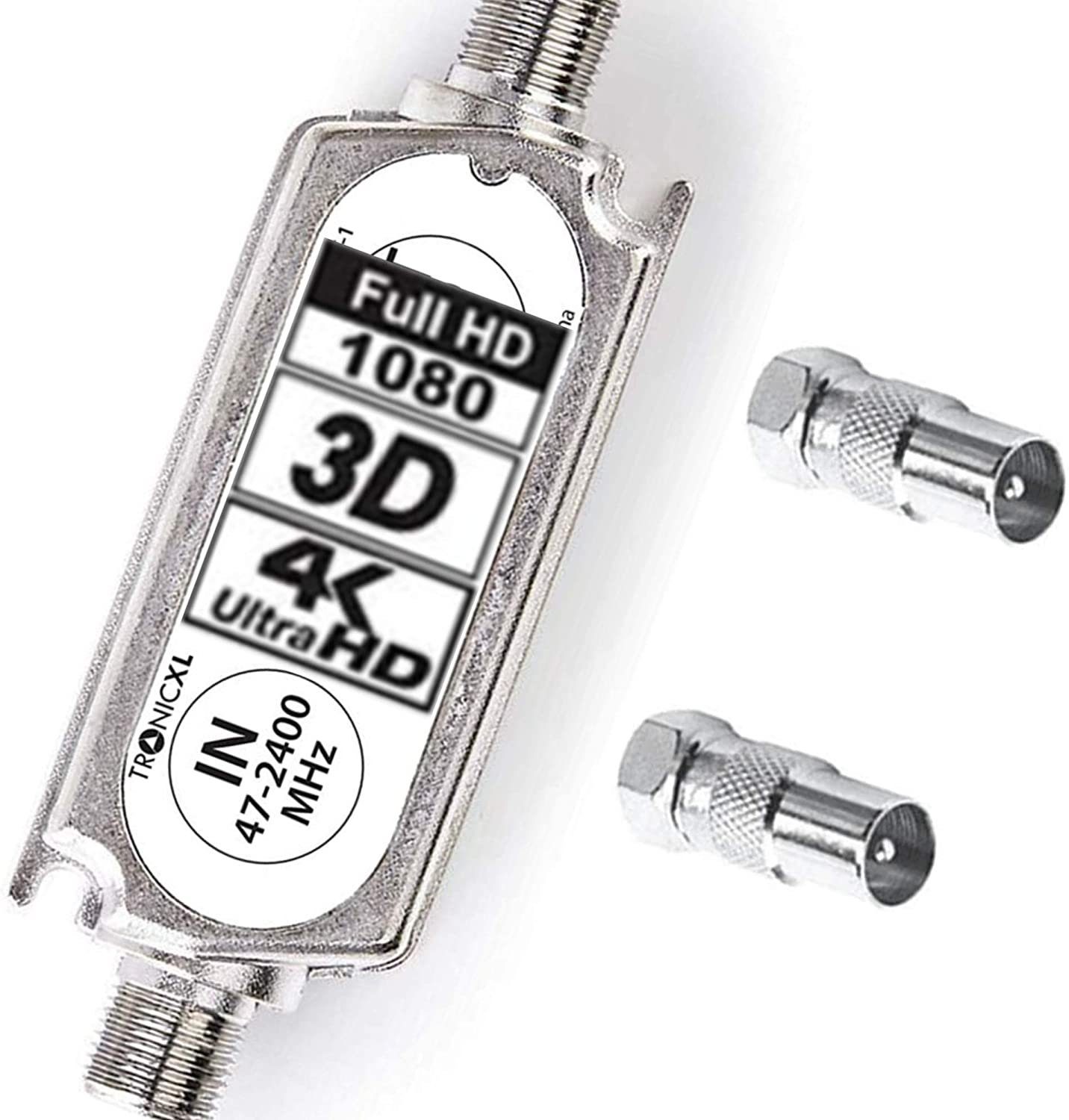 TronicXL Signalverstärker LNB Sat Schüssel DVBT Antenne 20dB DVBS2 DVB-S2 Leistungsverstärker