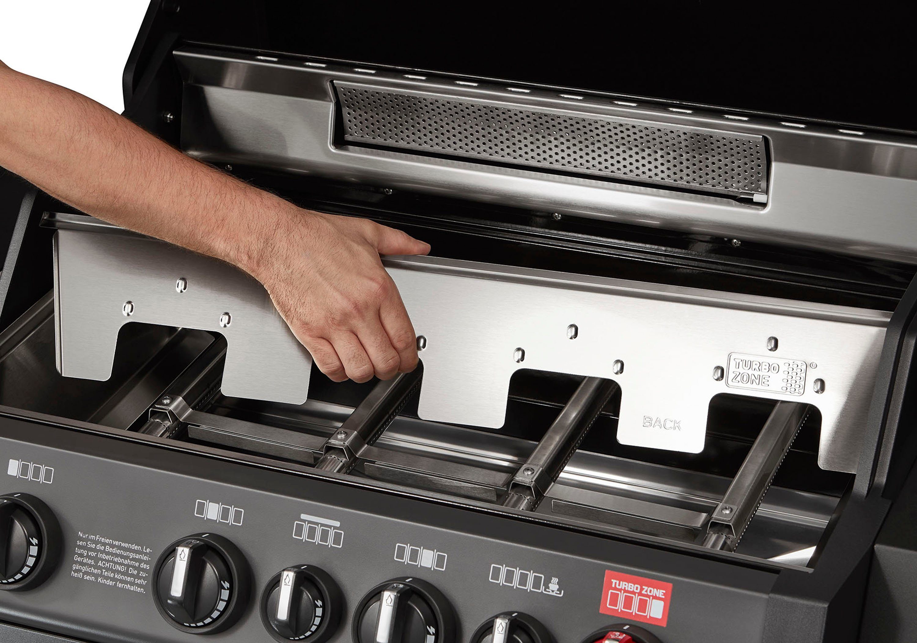 Enders® Gasgrill Monroe Pro 4 SIK Turbo Shadow, BxH: 153,5x118,5 cm