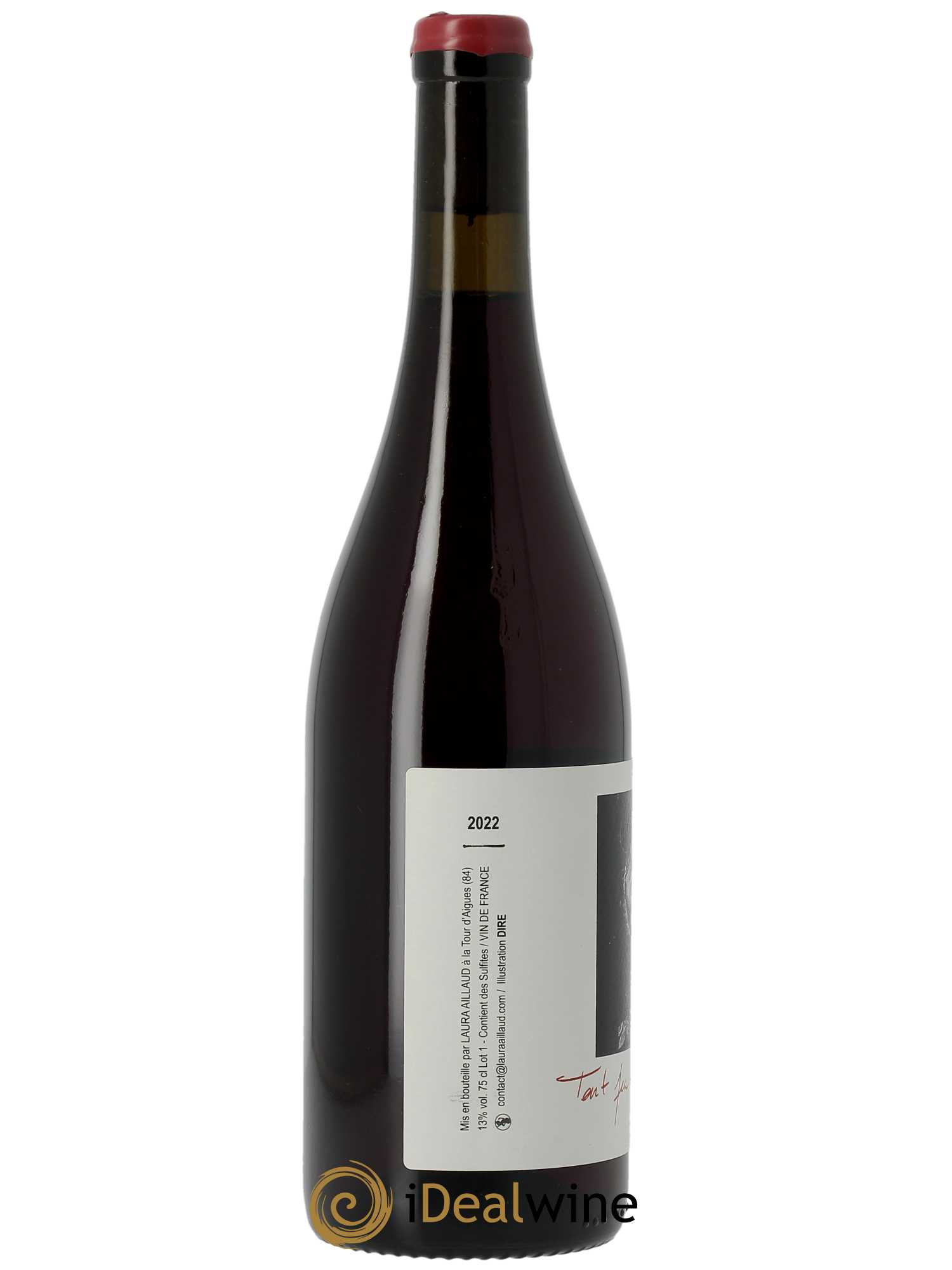 Vin de France Tout Feu Tout Femme Laura Aillaud  2022 - Lot de 1 Bouteille