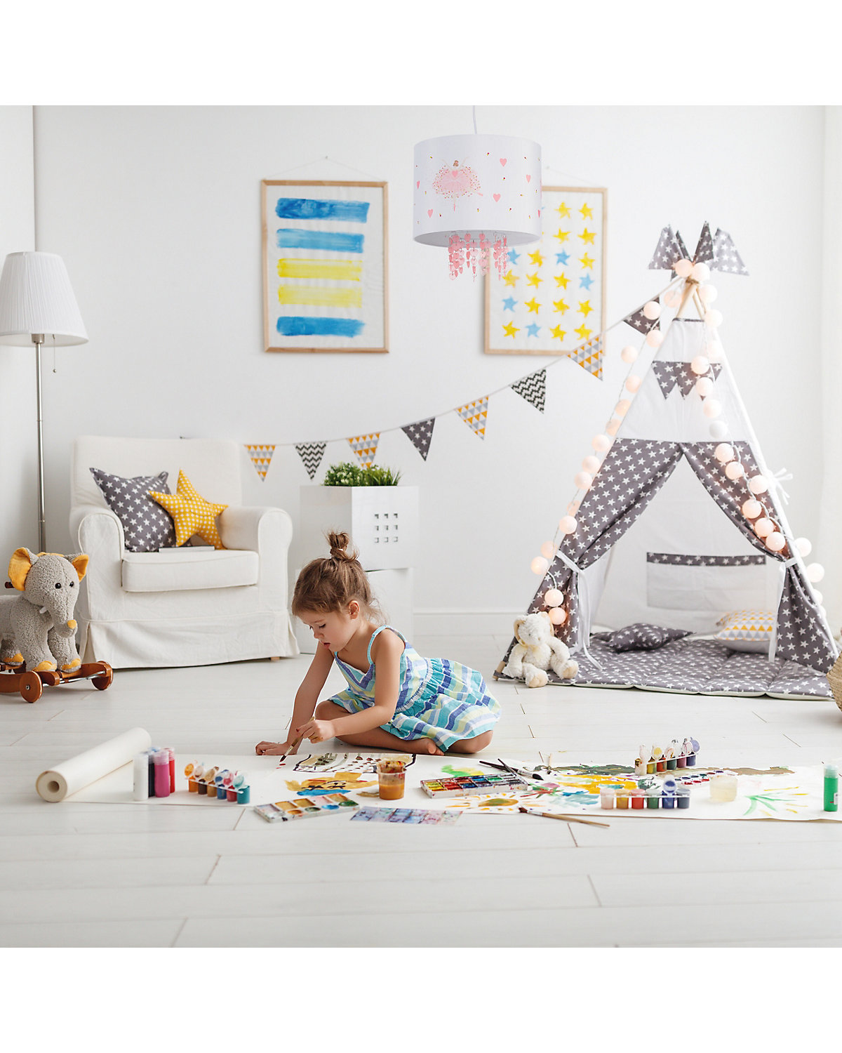 Hängelampe Kinderzimmer Ballerina
