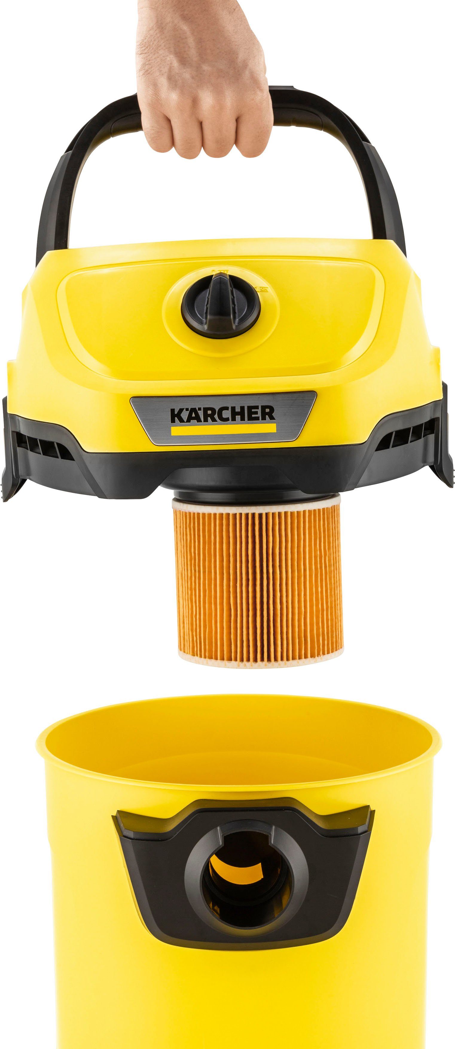 KÄRCHER Nass-Trocken-Sauger WD 3 V-17/4/20, 1000 W, mit Beutel